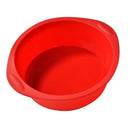 Axyaa Circular Silicone Cake Mold for Oven Baking - Food-Grade & Durable Pan