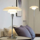 Nordic Modern Glass LED Floor Lamp by Axyaa - Silver Artistic Design