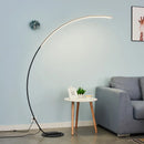 Axyaa LED Floor Lamp Black White Modern Indoor Lighting Fixtures