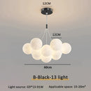 Axyaa Moon Bubble Ball Pendant Light for Children's Room & Living Room