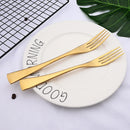 Axyaa 20-Piece Gold Stainless Steel Flatware Cutlery Set
