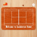 Axyaa Non-slip Tennis Court Door Mat Carpet for Home Decoration