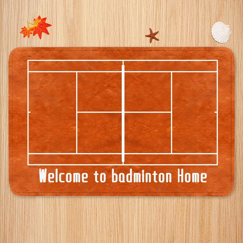Axyaa Non-slip Tennis Court Door Mat Carpet for Home Decoration
