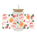 Axyaa Christmas Water Bottle with Lid & Straw | Festive Holiday Decor & Reusable Cup