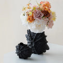 Axyaa Sea Urchin Ceramic Vase - Abstract Spike Design for Home Decor