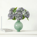 Marble Pattern Glass Vase by Axyaa for Home Decor and Flower Arrangements