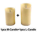 Axyaa Flameless LED Candles: Warm Glow for Home Decor, Ramadan Eid Festival Party