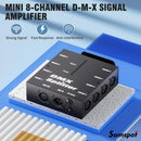 Axyaa 8-Channel Wireless DMX512 Signal Amplifier for Stage Lighting Control
