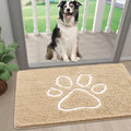 Axyaa Chenille Mud Mat: Quick Dry Dog Door Mat for Muddy Paws