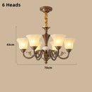 Axyaa Luxury Frosted Glass Chandelier for Living Room Bedroom
