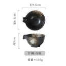 Axyaa Ceramic Seasoning Dish Set - Japanese Style for Sauces, Snacks & Dips