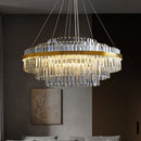 Axyaa Luxury Crystal Chandelier Indoor Ceiling Pendant Light