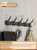 Axyaa Space Aluminum Wall Hook Hanger for Bathroom and Closet