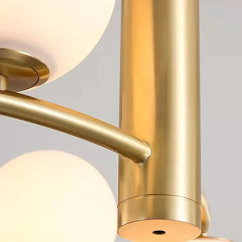 Axyaa Nordic Personality Pendant Light Molecular Dining Room Hanging Lamp