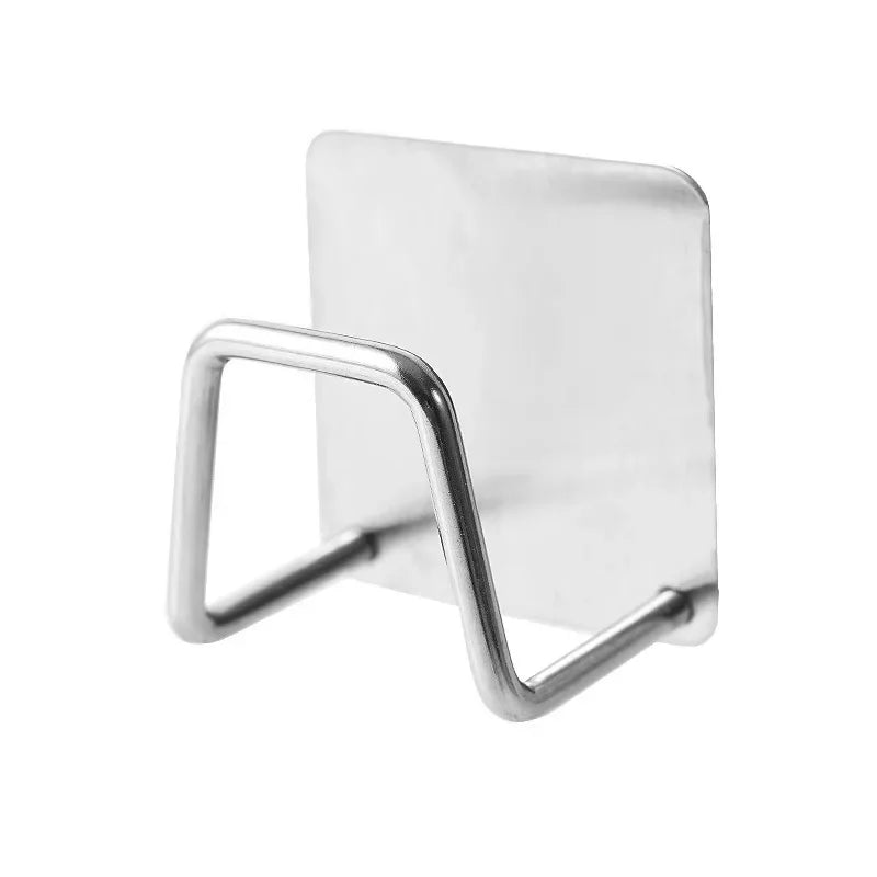 Stainless Steel Sink Sponge Racks by Axyaa: Wall-Mounted Kitchen Drain Storage