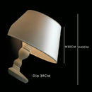 Axyaa LED Resin Fabric Wall Lamp for Porch Bedroom Living Room Hotel