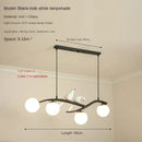 Axyaa Nordic Glass Ball LED Chandelier Dining Table Hanging Lamps
