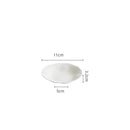 Axyaa Ceramic Plate Set of 4 - Restaurant Tableware for Soup, Salad, Dessert