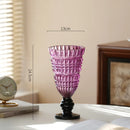 Axyaa Glass Vase: Artistic Flower Vessel for Hydroponic & Dried Flowers