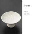Axyaa White Ceramic Lace Fruit Plate Set