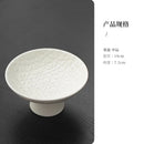 Axyaa Lace Ceramic Fruit Plate Set for Afternoon Tea and Cake, Delicate Nut Biscuit Dishes