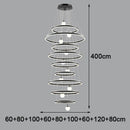 Axyaa Crystal Stair Chandelier Light - Ceiling Lamp LED Chandeliers for Living Room