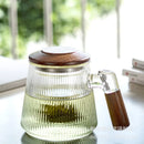Axyaa Heat-Resistant Filter Cups for Tea Separation, Transparent Flower Cups