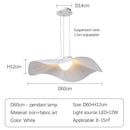 Axyaa Nordic Lotus Pendant Lamp: Elegant Art LED Lighting for Home Living Room & Bedroom