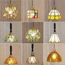 Axyaa Colourful Scandinavian Glass Pendant Lights for Kitchen Dining Room, Brass Led Pendant Lamp