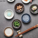 Axyaa Ceramic Flower Sauce Dish Set for Sushi & Molecular Cuisine