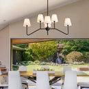 Axyaa Industrial Style Chandelier Ceiling Light for Living Room, Bedroom, and Restaurant.