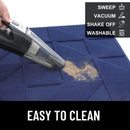 Axyaa Geometric Indoor Door Mat - Non-Slip & Absorbent Entryway Mat