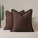 Axyaa Simple Light Luxury Solid Color Cushion Cover 50x50 Home and Sofa Decor
