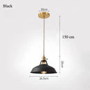 Axyaa Vintage Metal Pendant Light Adjustable Hanging Lamp for Kitchen Island.