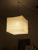 Axyaa Noguchi Akari Pendant Lights LED E27 Rice Paper Lantern for Home and Cafe