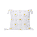Axyaa Boho Cotton Tufted Tassel Pillowcase Set