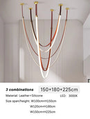 Axyaa Minimalist Duplex Staircase Chandelier - Modern, Creative Designer Lighting