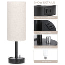 Axyaa Dimmable LED Desk Lamp with USB A+C Port, Rechargeable Reading Light for Bedroom
