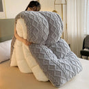 Axyaa Super Thick Lamb Cashmere Weighted Blanket - Winter Warmth & Comfort