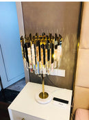 Axyaa Crystal Desk Lamp: Luxury & Romantic LED Table Lamp, Wedding Decor, Fashion Statement