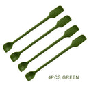 Axyaa Double Head Silicone Spatula Set for Jar Makeup & Cake - 4Pcs
