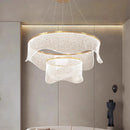Axyaa Modern Acrylic Pendant Light Chandeliers LED - Indoor Staircase Hanging Lamp