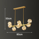 Axyaa Modern LED Chandeliers for Living and Dining Room Lighting