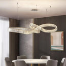 Axyaa Crystal Chandelier, Dining Room Pendant Light, Luxury Ceiling Lamp, Indoor Lighting