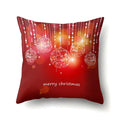 Axyaa Christmas Santa Claus Print Pillow Cover 45X45CM
