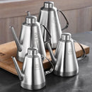 Axya 304 Stainless Steel Oil Pot with Long Nozzle and Leak Control