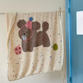 Axyaa Doudou Fleece Cartoon Girl Heart Blanket: Cute, Comfortable, Skin-Friendly & Casual.