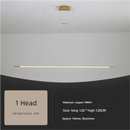 Axyaa Modern Double Row LED Chandelier for Office Meeting Room and Front Desk