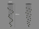 Axyaa Salon Chandelier Dining Room Pendant Lights Indoor Lighting Fixture