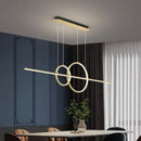 Axyaa LED Pendant Light: Modern Chandelier for Home Dining Living Kitchen Bedroom Decor
